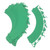 12Pcs Dinosaur Cupcake Liners Muffin Paper Cups Baking Cups for Wedding Party(Green)