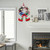 Christmas Wreath Front Door Decor Christmas Wreath with Clown Leg Decor Artificial Door Wreath Ornament