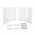 2 Sets Ski Wall Rack Multipurpose Simple Style Strong Support Snowboard Wall Storage Rack for Ski Board Longboard