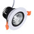 Recessed Lighting 7W White Light 6000K 75mm Hole Adjustable Angle LED Ceiling Halo Light for Kitchen Bedroom 100‑264V