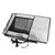 Silver AC Unit Cover Air Conditioner Unit Aluminum Foil Dustproof Rainproof Sunshield Cover 105x40x75cm / 41.3x15.7x29.5in