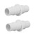 2pcs Pool Vacuum Hose Connector Couping Plastic 1‑1/4inch 1‑1/2inch Pool Hose Connector Couping for Swimming Pool
