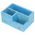 3-Grid Pen Holder Multifunction Wooden Pencil Container Desktop Storage Box Organizer
