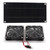Solar Panel Fan Kit Waterproof Portable Environment Friendly Solar Exhaust Fan for Outdoor 100W 12V Single Panel