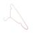 Plastic Clothes Hangers Nonslip Traceless Multifunction Heavy Duty Dry Wet Clothes Hangers for Adults Suits Coats Pants Dress Clothes Pink