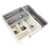 Expandable Adjustable Cutlery Storage Tray Compartment Tidy Drawer Utensil Organizer for Kitchen