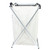 Two Compartment Laundry Basket Carrying Clothes Sorter Foldable Laundry Storage Bin