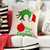 Christmas Pillow Linen Covers 45 x 45 CM for Christmas Stripe Decorations Pillows Winter Holiday Throw Pillows Cushion Cover