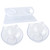 Pet Bowl Durable Cat Dog Feeding Drinking Bowl with Storage Rack for Small PetsTransparent