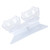 Pet Bowl Durable Cat Dog Feeding Drinking Bowl with Storage Rack for Small PetsTransparent