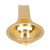 Egg Yolk White Separator Stainless Steel Egg Divider Strainer Filter with Long Handle for KitchenGold