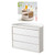 Desktop Rotating Organizer Half Round Beauty Lipstick Jewelry Cosmetic Dustproof Storage Box for Bedroom White