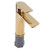 G1/2 Bathroom Faucet Copper Brushed Gold Single Thickened Handle Faucet Under Counter Basin Bathroom Accessories