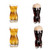 Body Shaped Shot Glasses Lady and Man Body Shape Glass Cup for Vodka Whiskey Beer