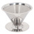 Pour Over Coffee Dripper 304 Stainless Steel Slow Drip Coffee Filter Reusable Coffee Maker Accessory