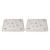 2pcs Coffee Mat Prevent Movement Absorbent Coffee Bar Mat Vibration Dampening Waterproof Coffee Maker Mat for Countertops 50x60cm/19.69x23.62in