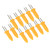 12PCS Stainless Steel BBQ Corn Holders Skewers Prongs Corn On The Cob Holders Barbecue New
