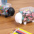 Mini Plastic Cotton Swab Storage Box Cute Sheep Dust Proof Cosmetic Cotton Storage Box Household Desktop Organizer