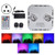 32W Dual Heads RGB Fiber Optic Light Kit with 28-Keys Remote Control for Home KTV Theater Hotel ClubUK 100‑240V