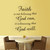 Black PVC Wall Sticker Faith God Quote Vinyl Art Decal Home Study Room Decoration Removable