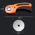 45mm Round Manual Blades Rotary Broach Fabric Cutter Sewing Tool with Safety Lock for Quilting Craft Cloth Leather Paper with 5pcs Replacement Blades