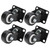 4PCS 1.5 Inch Universal Wheel 360° Rotation Heavy Caster Silence Cart Chair Caster for Furniture