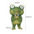 Garden Patio Fence Solar Lights Scare Resin Decorations Solar Garden Statue