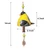 Ceramic Wind Chimes Chinese Innovative Lucky Hanging Bell Wind Chime for Home Balcony Bedroom Decor