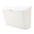 4L Wall Mounted Laundry Basket Dustproof Multifunction Wall Hanging Dirty Clothes Basket with Lid for Bathroom White