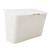 4L Wall Mounted Laundry Basket Dustproof Multifunction Wall Hanging Dirty Clothes Basket with Lid for Bathroom White