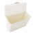 4L Wall Mounted Laundry Basket Dustproof Multifunction Wall Hanging Dirty Clothes Basket with Lid for Bathroom White