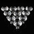 10Pcs Crystal Glass Cabinet Knobs Drawer Dresser Knobs Cupboard Handles Set