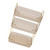 Amber Gold Rectangular Desktop Cosmetic Organizer Home Bathroom Shelf Desktop Storage Organizer 3 Layers