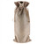 12pcs Simple Linen Fabric Wine Bag with Drawstring Champagne Decorative Cover (Beige)