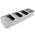 Gray Kitchen Drawer Compartment Tableware Storage Organizer Chopsticks Spoon Fork Storage Box
