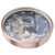 Wall Hanging Mute Clock Innovative LED Luminous Clock with Light Voice Control Rose Gold