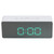 LED Mirror Alarm Clock Digital Clock with Snooze Mode for Bedroom Living Room Home Office Decor White Shell(TS-S69-G )