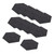 10PCS/Set Felt Fabric Cup Hexagon Mat Drink Coaster Beer Coffee Placemat