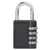 Home Zinc Alloy 4 Digits Combination Lock Anti Theft Coded Lock for Gym School Wardrobe