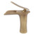 Bathroom Sink Faucet Antique Single Span Brass Waterfall Under Counter Basin Mixer Tap for Cold and Hot Water