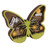 Forest Wooden Handicraft Hollow Butterfly 3D Woodcarving Ornament Home Decorations for Easter Christmas New Year Gift