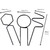 3 Pcs Metal Garden Trellis Climbing Plants Support Indoor Iron Plant Trellis for Ivy Vine Rose Flowers House Plants