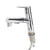 G1/2 Pull Out Sink Faucet Hot Cold Bathroom Sink Faucet Copper Alloy Rust Proof Water Tap for Basin Toilet