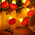 LED Mushroom String Light Battery Operated Fairy Light Garden Party Decor for Christmas Weddings Valentines Day Party and More