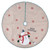 Christmas Tree Snowman  Mat Christmas Tree Snowman Skirt White and Green Plaid for Floor Protection 110cm / 43.3in