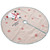 Christmas Tree Snowman  Mat Christmas Tree Snowman Skirt White and Green Plaid for Floor Protection 110cm / 43.3in