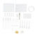 127pcs/Set Silicone Mould Kit Jewelry Casting Tools DIY Necklace Bracelet Earring Pendant Tool Set