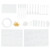 127pcs/Set Silicone Mould Kit Jewelry Casting Tools DIY Necklace Bracelet Earring Pendant Tool Set