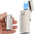Safe Fashionable Lightweight Automatic Cigarette Without gas Lighter (Sliver)