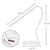 Eye Protection LED Desk Lamp USB Charging Bedside Table Desk Lamp with Mobile Phone Holder Three Color Switchable Eye Caring Lights
